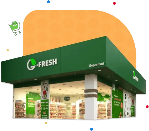 G-FRESH Mart supermarket franchise storefront